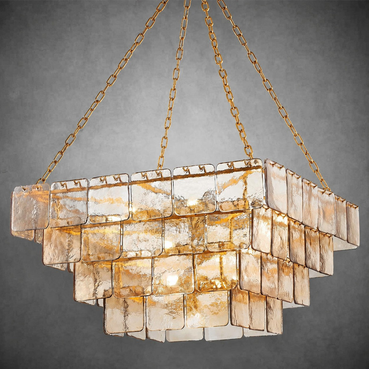 Regal Tiered Chain Chandelier