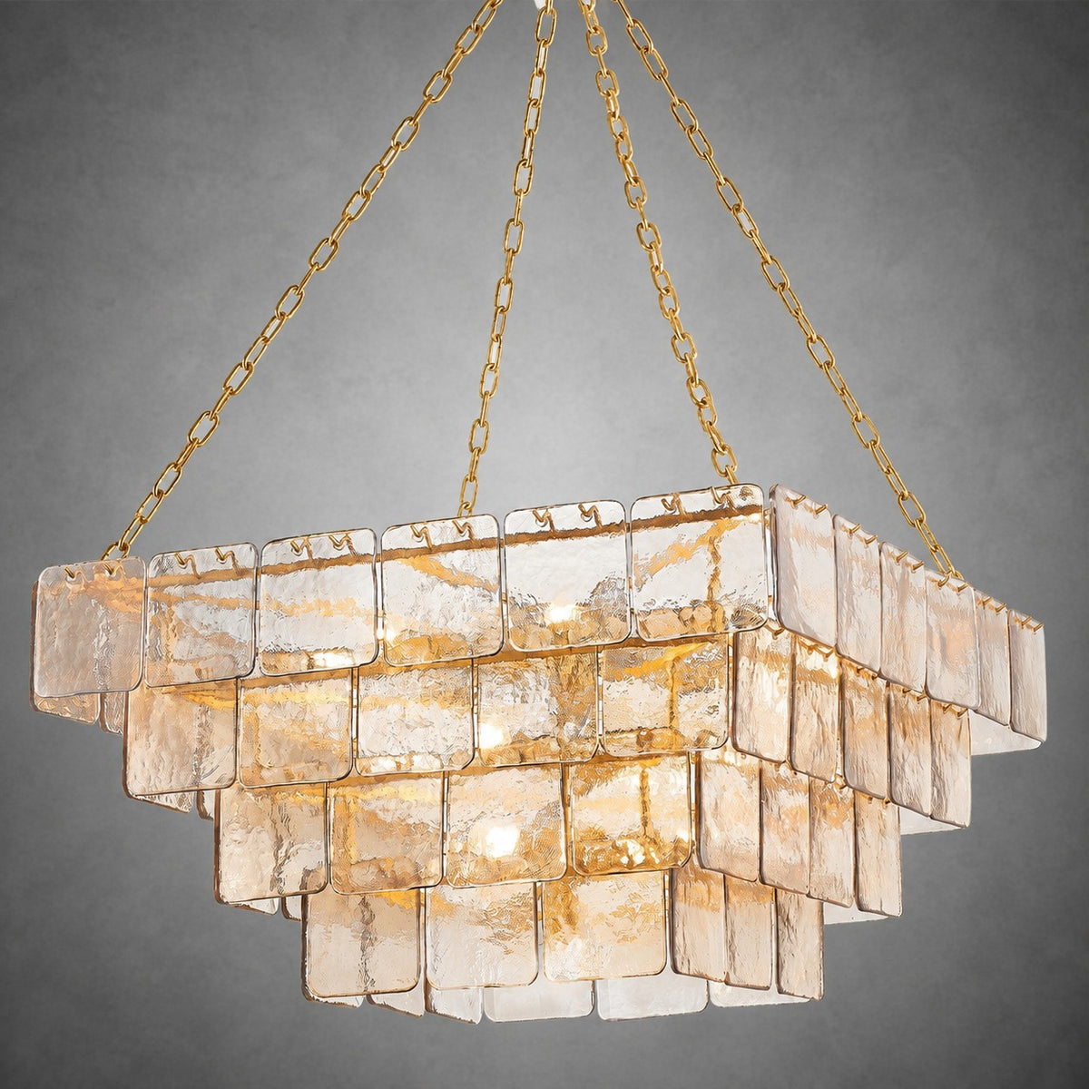 Regal Tiered Chain Chandelier