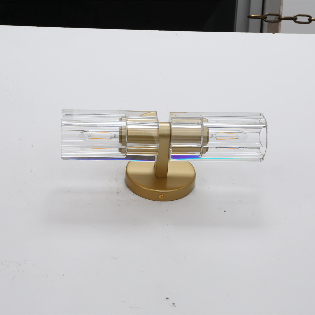 Reger Crystal Linear Wall Sconce 13"H