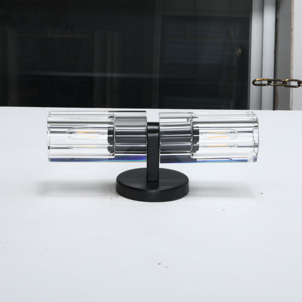 Reger Crystal Linear Wall Sconce 13"H