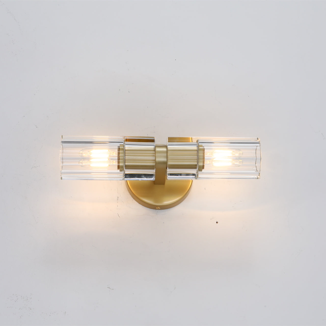 Reger Crystal Linear Wall Sconce 13"H