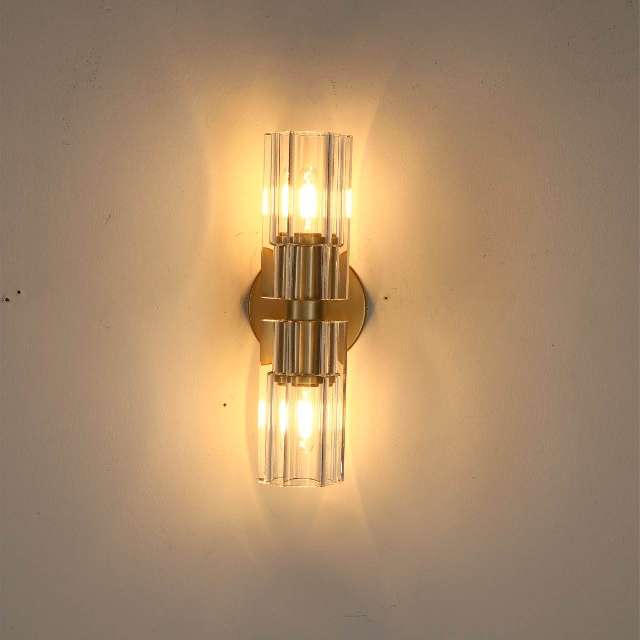 Reger Crystal Linear Wall Sconce 13"H
