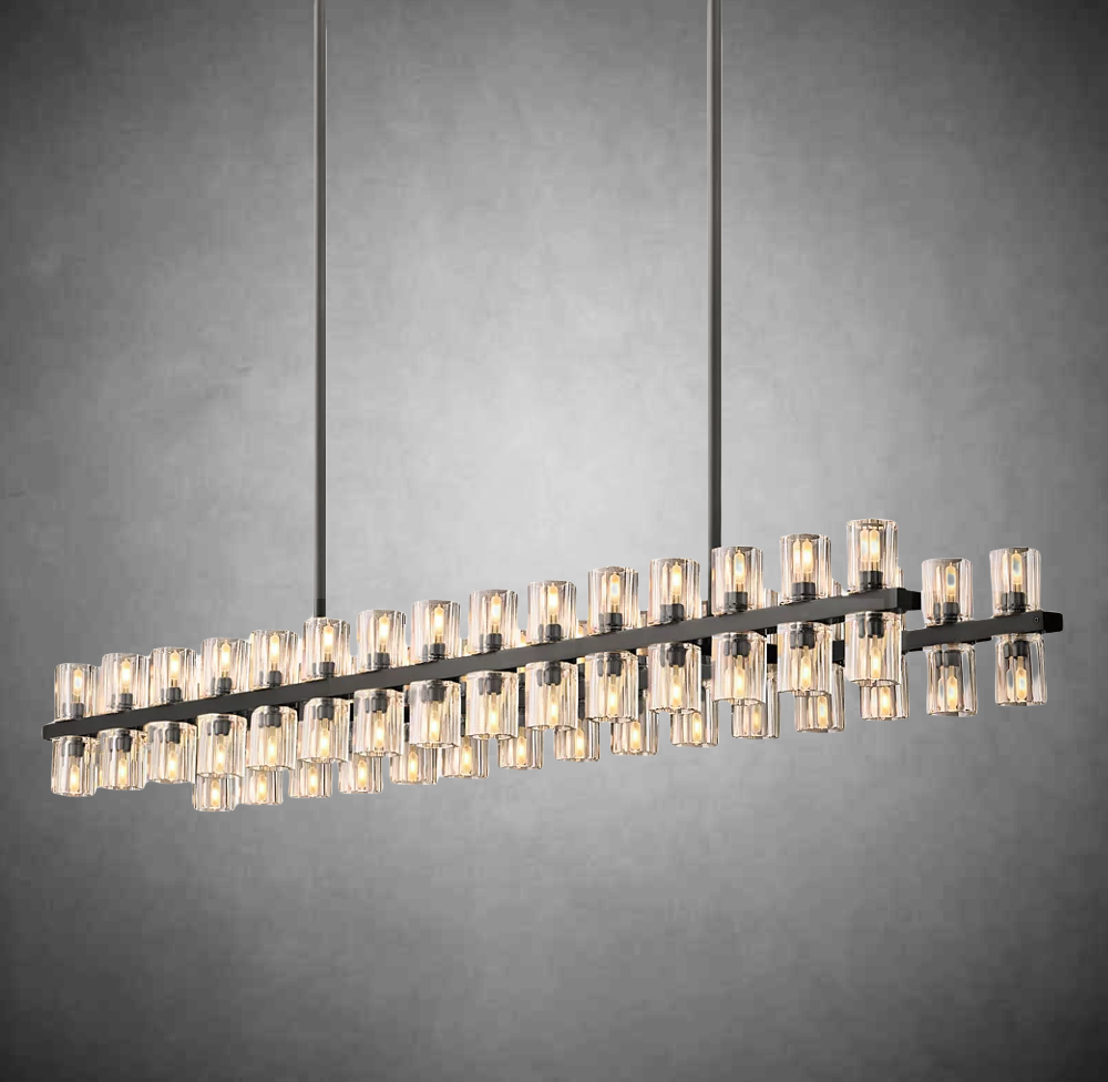 Reger Rectangular Chandelier 54" 72"
