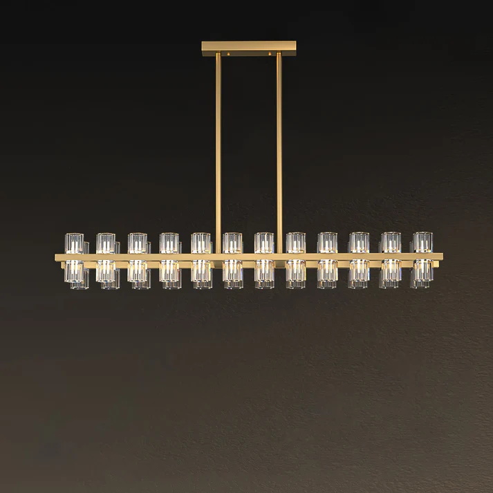 Reger Rectangular Chandelier 54" 72"