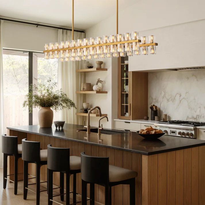 Reger Rectangular Chandelier 54" 72"