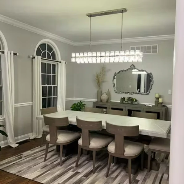 Reger Rectangular Chandelier 54" 72"