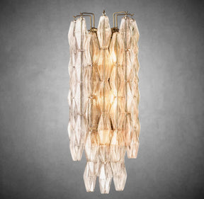 Renee Clear Glass Sconce 19" 31"