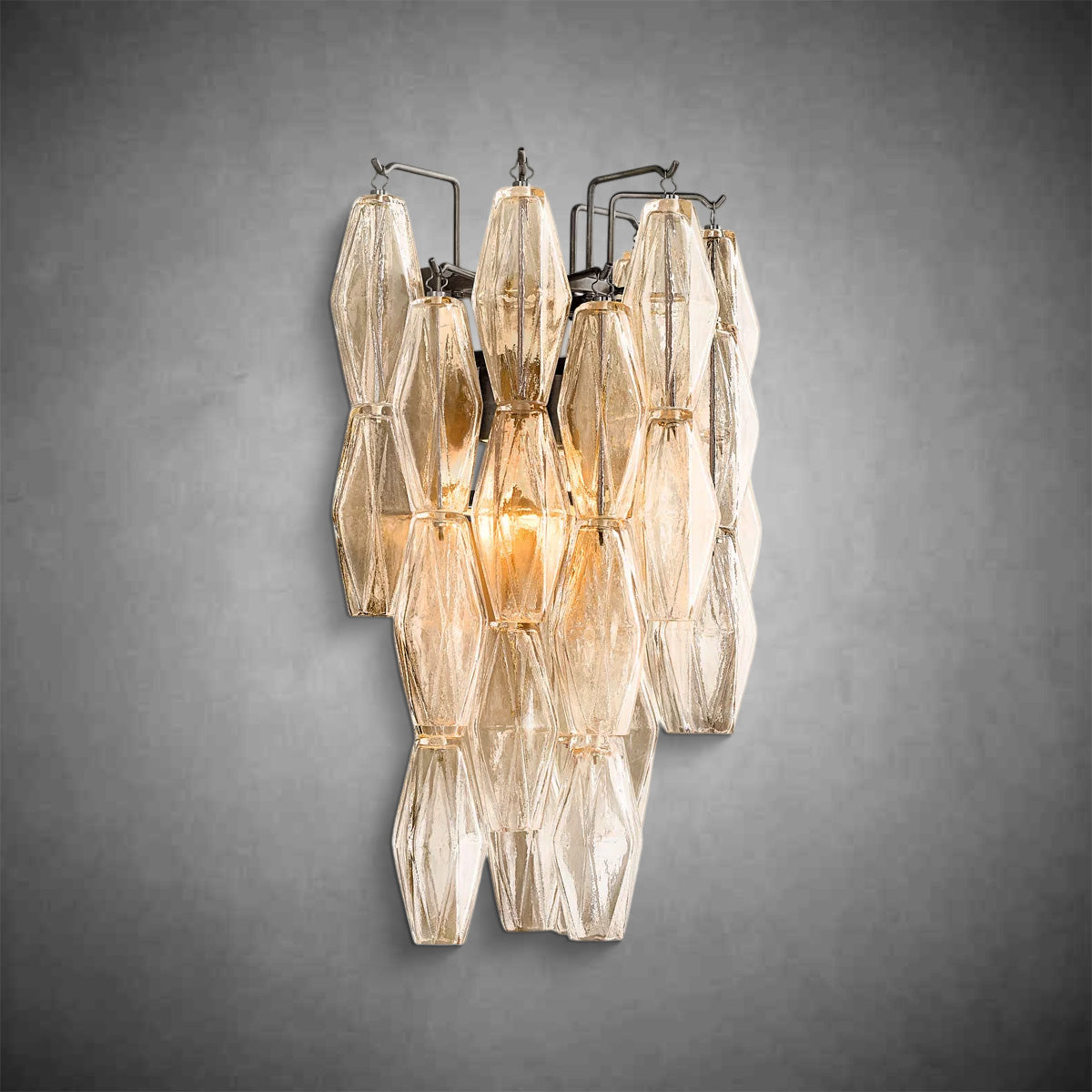 Renee Clear Glass Sconce 19" 31"