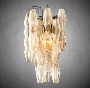 Renee Clear Glass Sconce 19" 31"