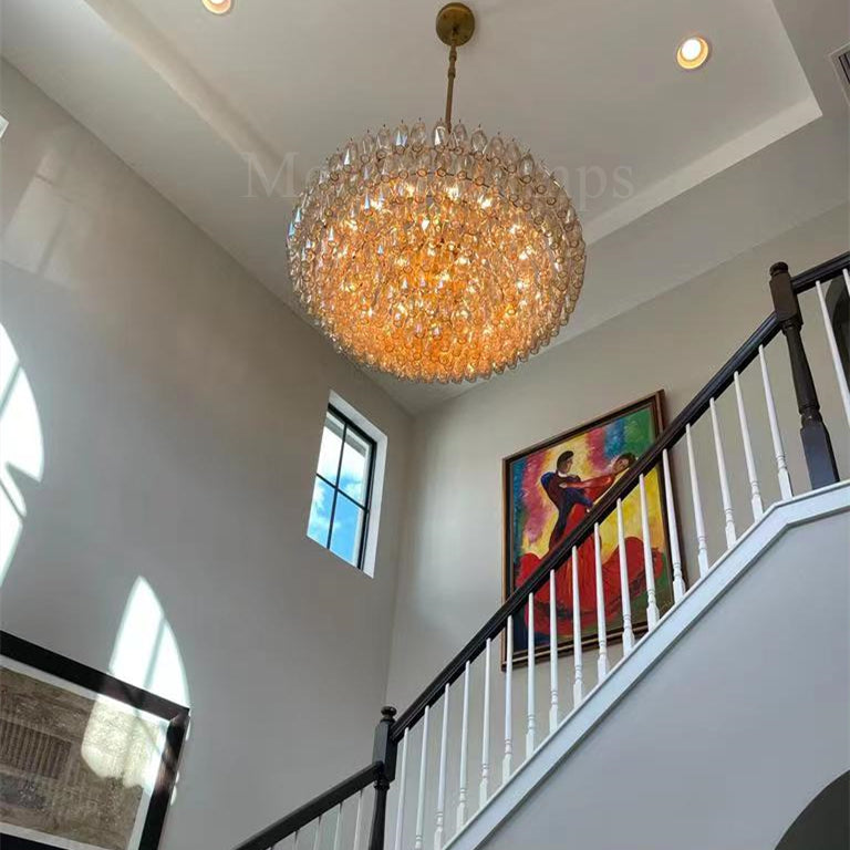 Renee Luxurious Chandelier Lighting Fixture for Grand Living Spaces 37" 47" 62"