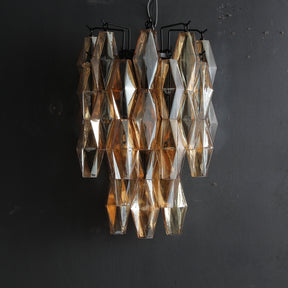 Renee Luxurious Glass Tiered  Wall Sconce, Indoor Bedside Wall Lamp Fixture