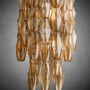 Renee Smoke Glass Sconce 19" 31"