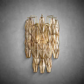 Renee Smoke Glass Sconce 19" 31"