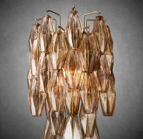 Renee Smoke Glass Sconce 19" 31"