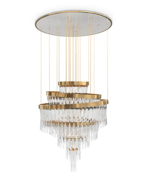Rhiannon 50 Light Crystal Modern Chandelier