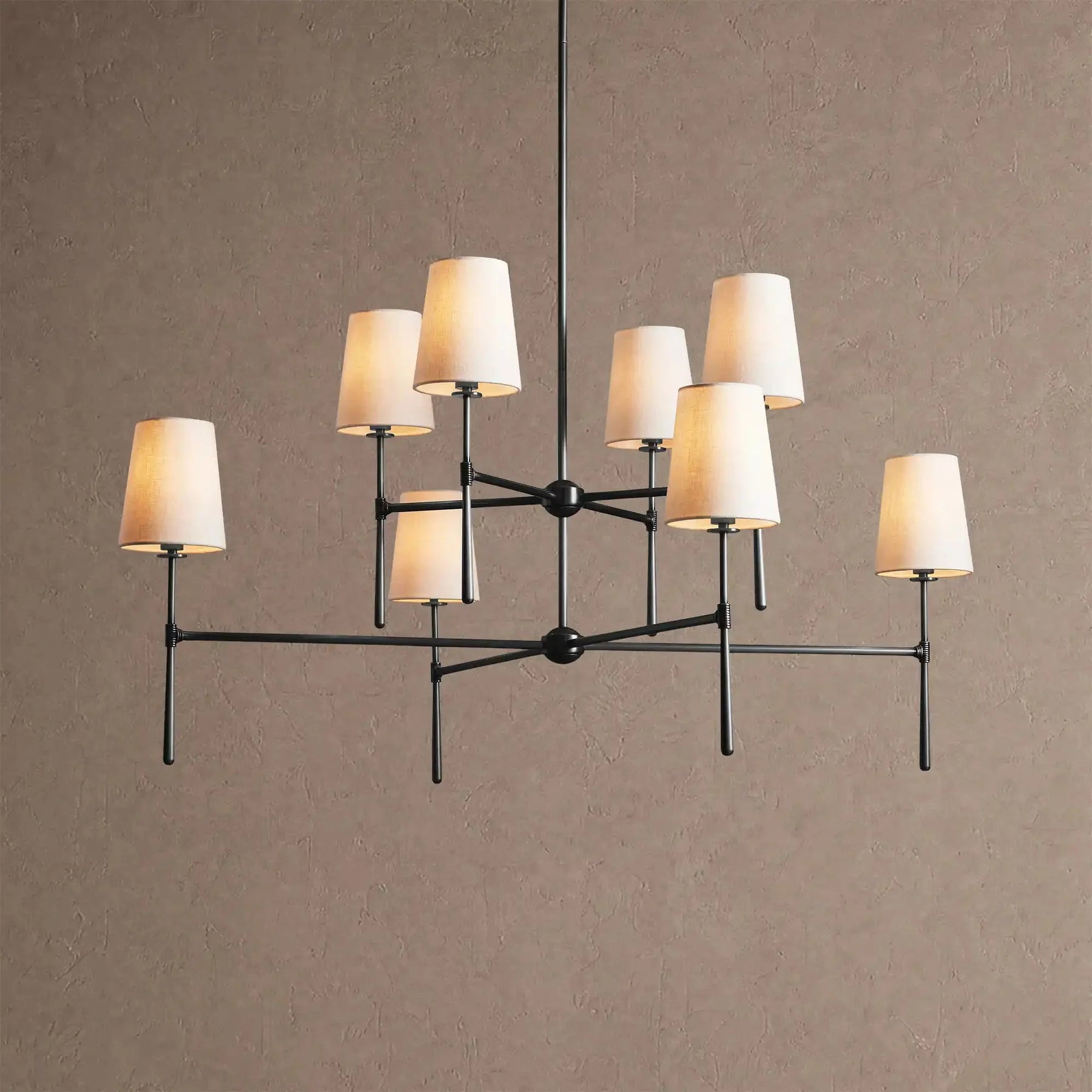 Rhodas 2-Tier Round Chandelier - 48''BrassBlushlighting