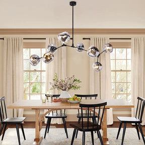 Rhome II Chandelier - Matte BlackBlushlighting
