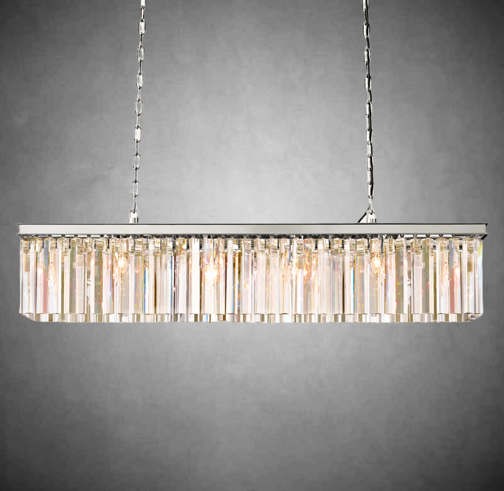 Rhys Rectangular Chandelier 49" 60"
