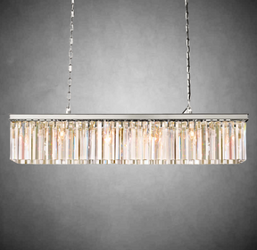Rhys Rectangular Chandelier 49" 60"