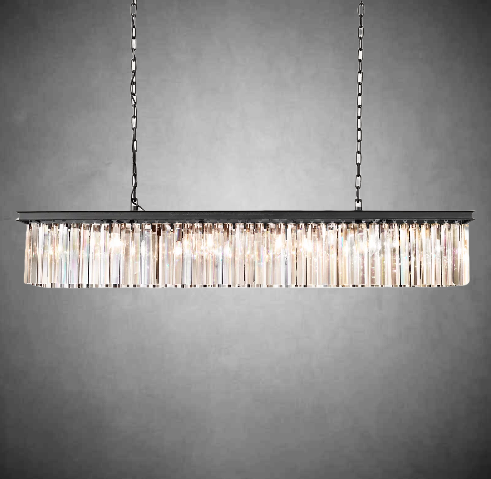 Rhys Rectangular Chandelier 49" 60"