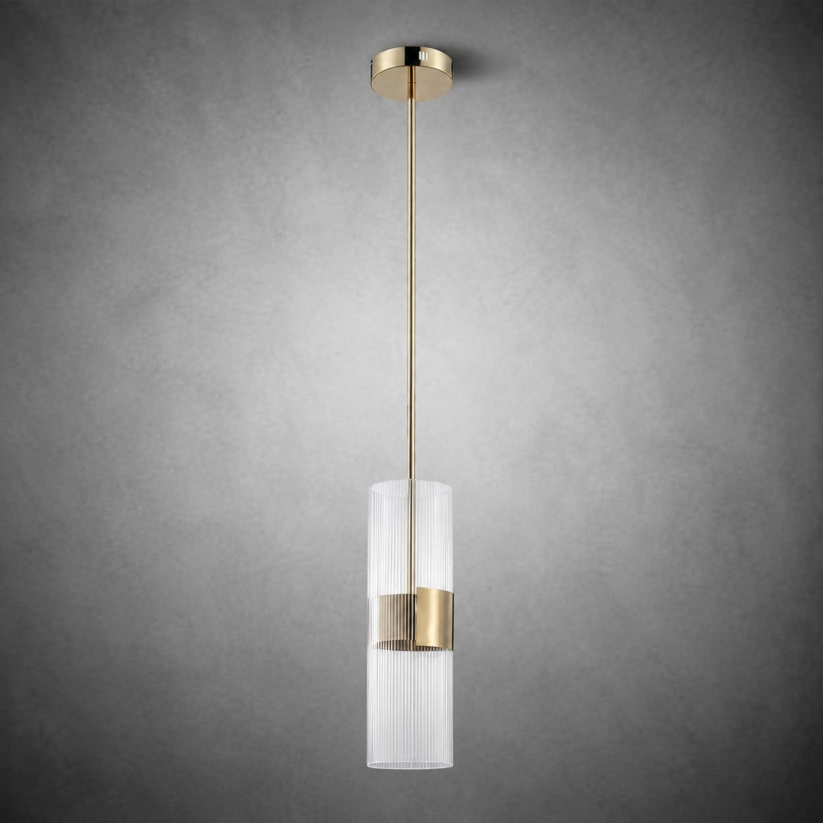 Ribbon Round Modern Chandelier