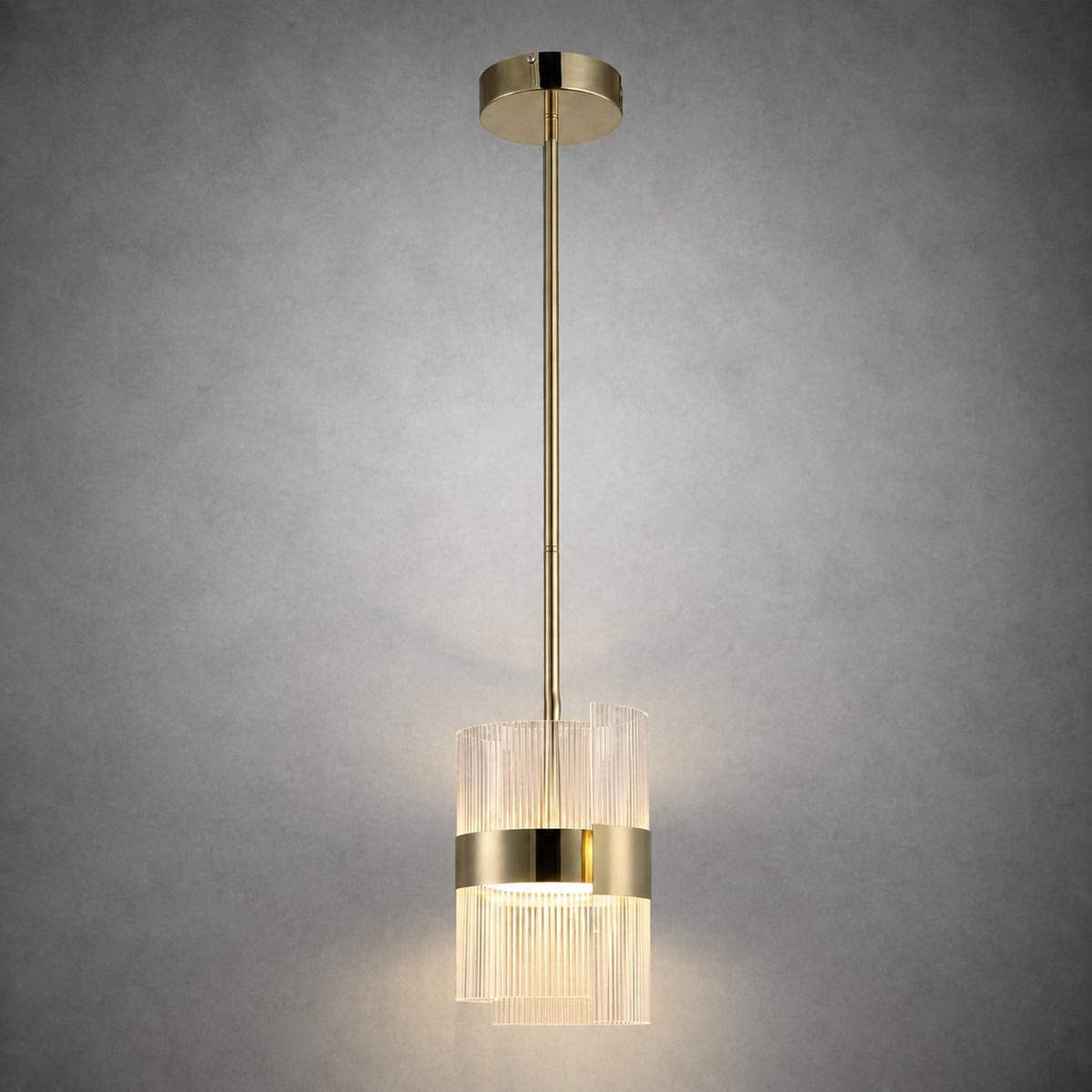 Ribbon Round Modern Chandelier