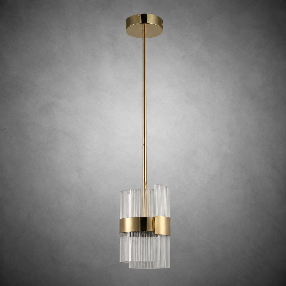 Ribbon Round Modern Chandelier
