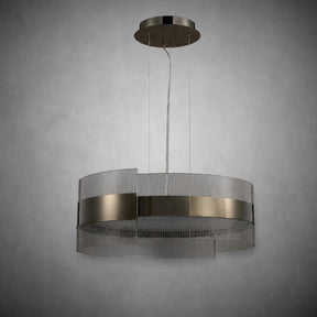 Ribbon Round Modern Chandelier