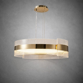 Ribbon Round Modern Chandelier