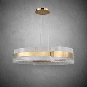 Ribbon Round Modern Chandelier
