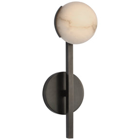 Riley Wearstler Alabaster Pedra Petite Tail Sconce