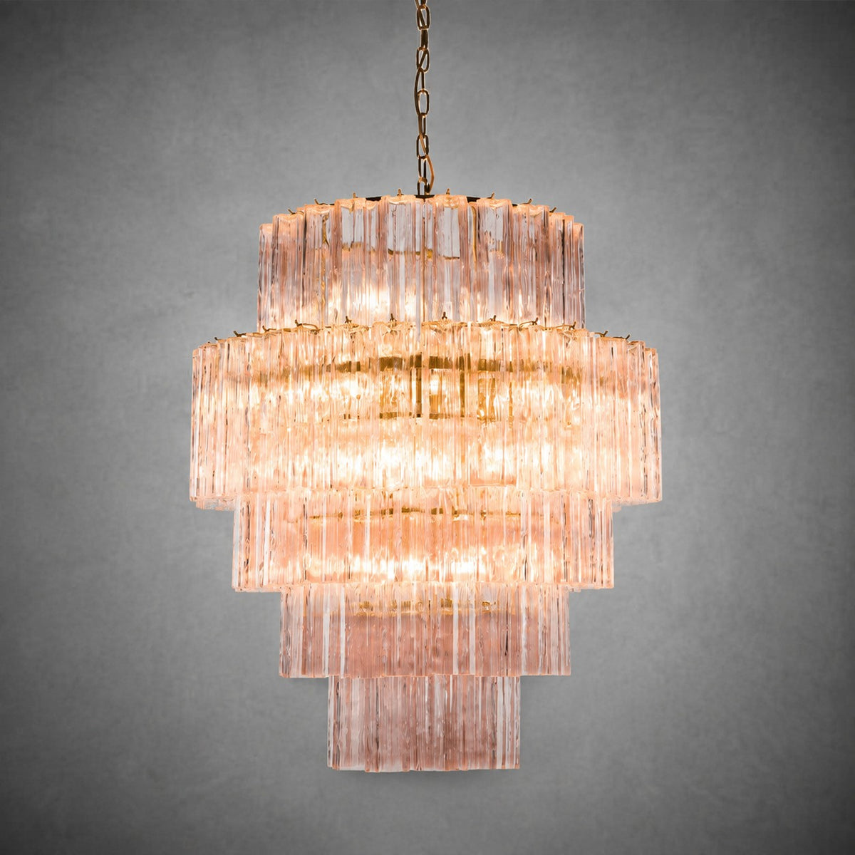 Chandelier  Rina Firenze Tiered Glass Tube