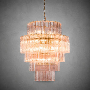 Chandelier  Rina Firenze Tiered Glass Tube
