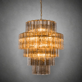 Chandelier  Rina Firenze Tiered Glass Tube