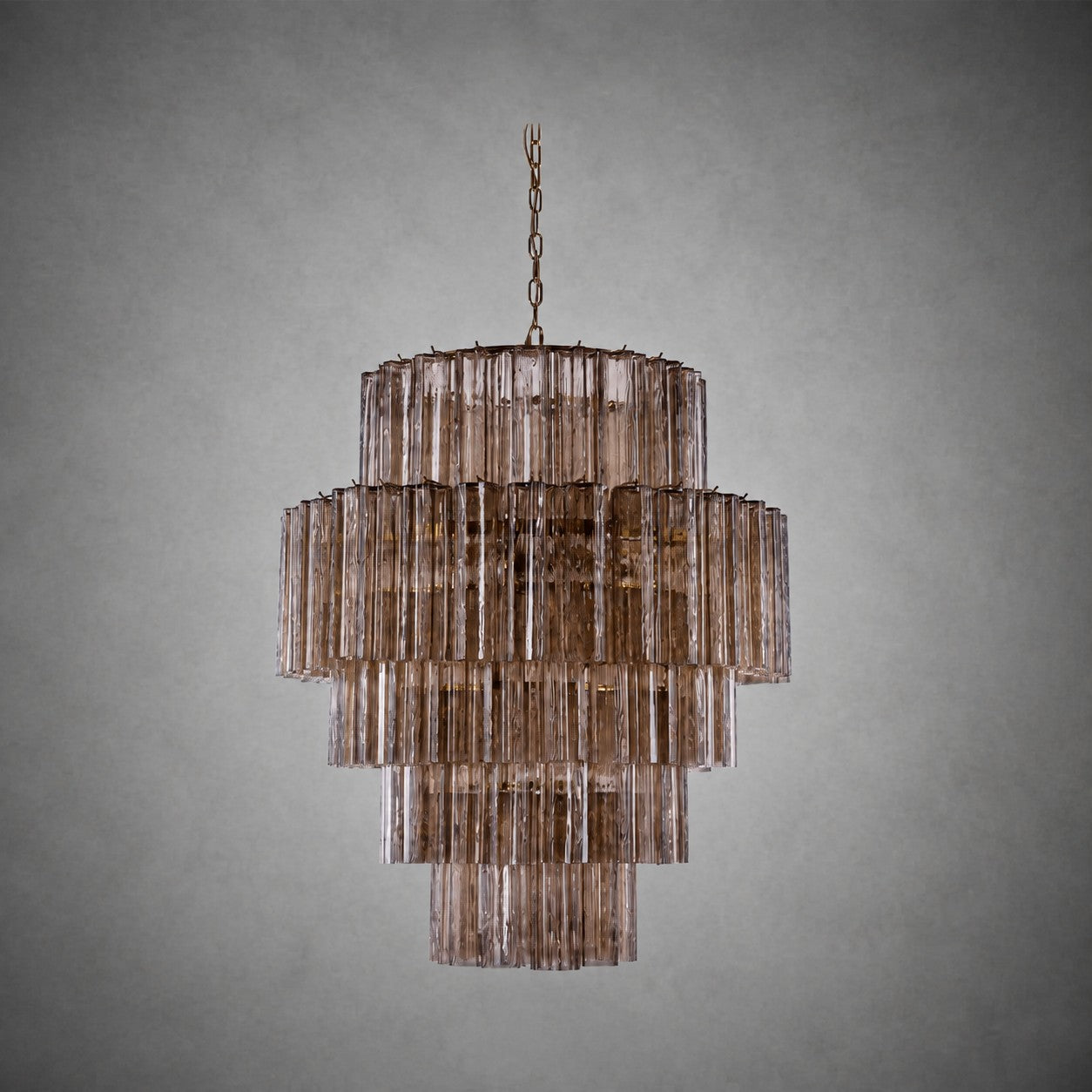 Chandelier  Rina Firenze Tiered Glass Tube