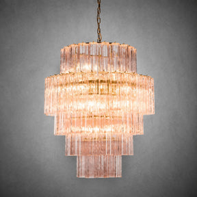 Chandelier  Rina Firenze Tiered Glass Tube