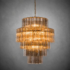 Chandelier  Rina Firenze Tiered Glass Tube