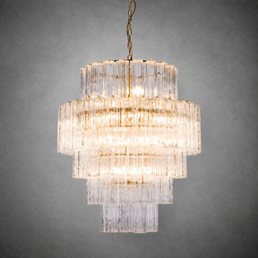 Chandelier  Rina Firenze Tiered Glass Tube