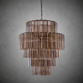 Chandelier  Rina Firenze Tiered Glass Tube