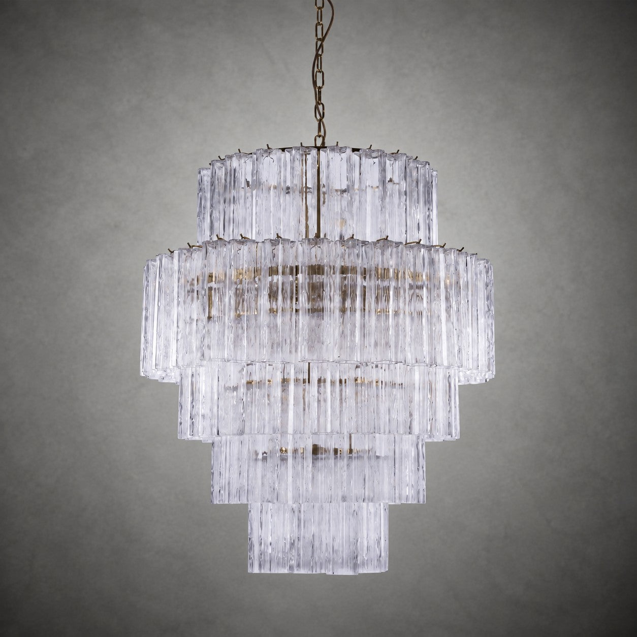 Chandelier  Rina Firenze Tiered Glass Tube