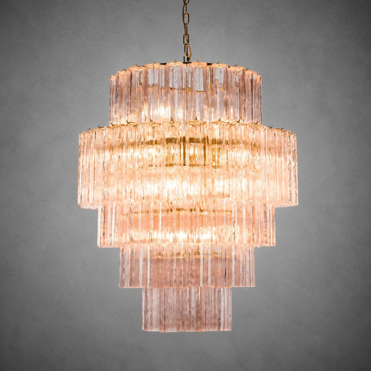 Chandelier  Rina Firenze Tiered Glass Tube