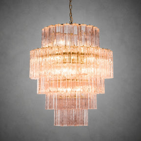 Chandelier  Rina Firenze Tiered Glass Tube