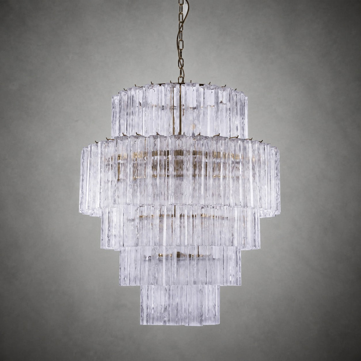 Chandelier  Rina Firenze Tiered Glass Tube