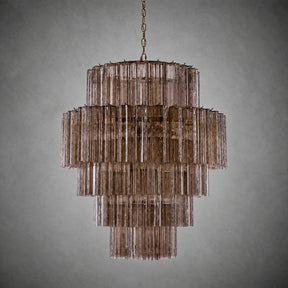 Chandelier  Rina Firenze Tiered Glass Tube