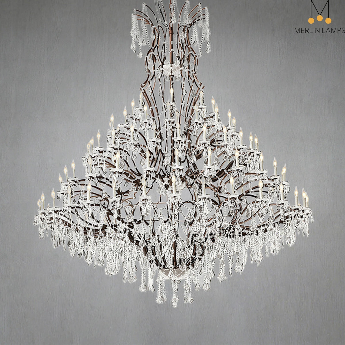 Roco Crystal Round Chandelier 101″