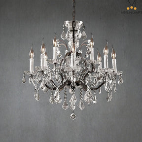 Roco Crystal Round Chandelier 28″