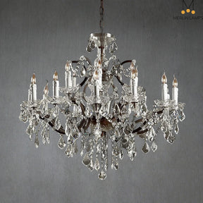 Roco Crystal Round Chandelier 33″
