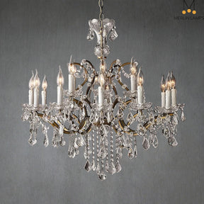 Roco Crystal Round Chandelier 33″