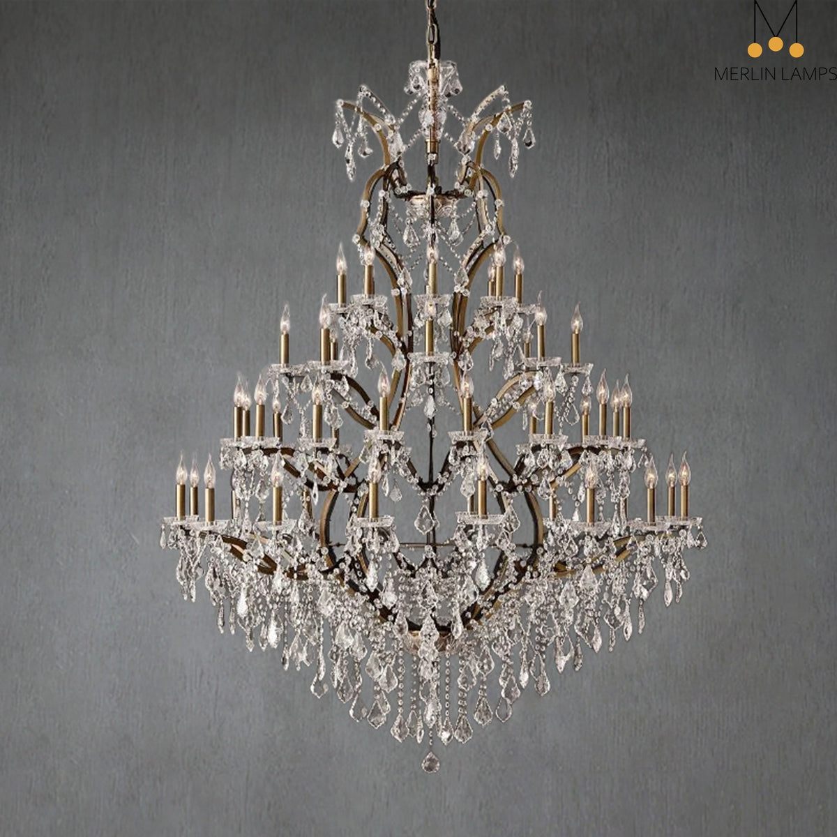 Roco Crystal Round Chandelier 60″