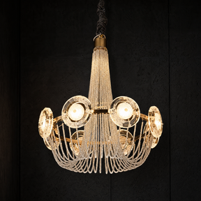 Rococo Dream Modern Sculptural Ring Chandelier - main